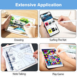 Stylus pen Lito (T3), pentru Android, iOS, Microsoft, Type-C, Incarcare rapida, 90mAh, Aliaj aluminiu, alb