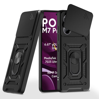Husa pentru Xiaomi POCO M7 Pro 5G, Techsuit CamShield Series, negru