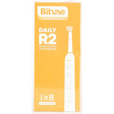 Periuta de dinti electrica Bitvae dinti electrica (BVR2), cu 8 Heads, Smart Timer, Pressure Sensor, Travel Case, 5 Modes, Reincarcabil, alb
