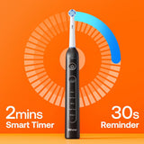 Periuta de dinti electrica Bitvae dinti electrica (BVR2), cu 8 Heads, Smart Timer, Pressure Sensor, Travel Case, 5 Modes, Reincarcabil, alb