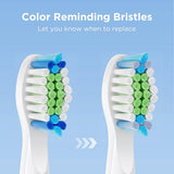 Bitvae Toothbrush Heads (SDD2), pentru Bitvae D2, x4, Alb