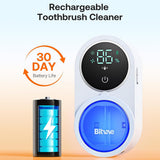 Bitvae Air Drying Sanitizer (BVX122), pentru Toothbrush, UV Disinfection, Inductive Switch, Antibacterial, LED Screen, Alb