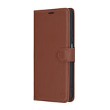 Husa pentru Honor 200 Smart, Techsuit Leather Folio, maro