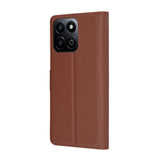 Husa pentru Honor 200 Smart, Techsuit Leather Folio, maro