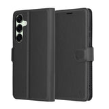 Husa pentru Samsung Galaxy S25 Plus, Techsuit Leather Folio, maro