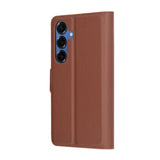 Husa pentru Samsung Galaxy S25, Techsuit Leather Folio, maro