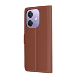 Husa pentru OPPO A40 4G, Techsuit Leather Folio, maro