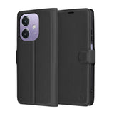 Husa pentru OPPO A40 4G, Techsuit Leather Folio, maro