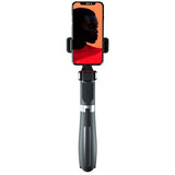 Trepied cu selfie stick si telecomanda Bluetooth XO SS08 - Negru