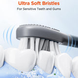 Bitvae Toothbrush Heads (GCS22), Gum Care, Ultra Soft Bristles, pentru Bitvae S2\S3, x4, Alb