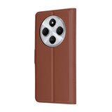 Husa pentru Xiaomi Redmi 14C, Techsuit Leather Folio, maro