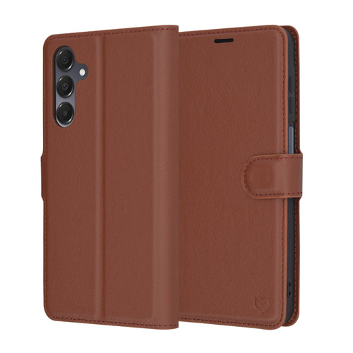 Husa pentru Samsung Galaxy A16 4G, Techsuit Leather Folio, maro