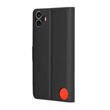Husa pentru Nothing CMF Phone 1, Techsuit Leather Folio, maro