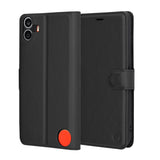 Husa pentru Nothing CMF Phone 1, Techsuit Leather Folio, maro