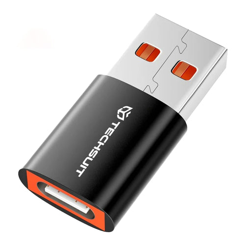 Adaptor Techsuit Premium OTG Adapter Hyperport (A5), Type-C to USB, 6A, 5Gbps, Plug And Play, Fast Data Transfer