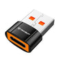 Adaptor Techsuit Premium OTG Adapter Hyperport (A7), Type-C to USB3.0, 5Gbps, 10A, Converter pentru Phone, Negru