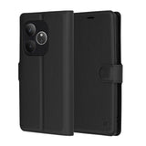 Husa pentru Realme GT 6, Techsuit Leather Folio, maro