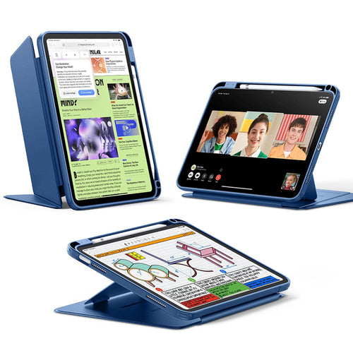 Husa tableta pentru iPad 10 (2022) 10.9, ESR Flip Hybrid (cu Pencil Holder), albastru