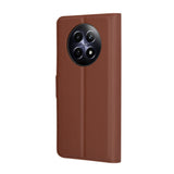 Husa pentru Realme 12x, Techsuit Leather Folio, maro