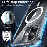 Husa pentru iPhone 16, ESR Classic Hybrid HaloLock, transparenta