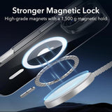 Husa pentru iPhone 16, ESR Classic Hybrid HaloLock, transparenta