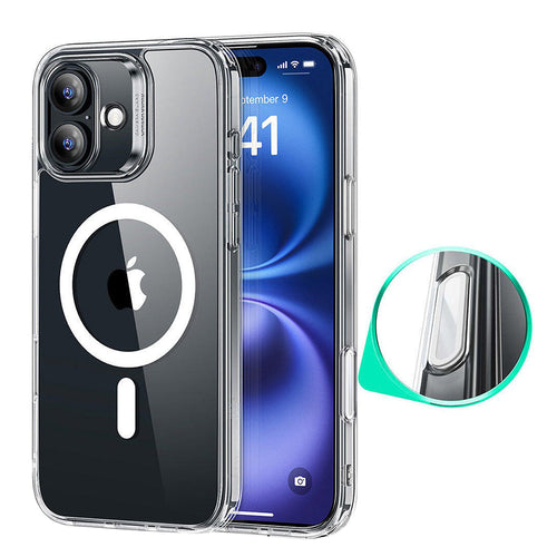 Husa pentru iPhone 16, ESR Classic Hybrid HaloLock, transparenta