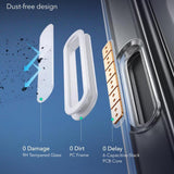 Husa pentru iPhone 16, ESR Classic Hybrid HaloLock, negru frost