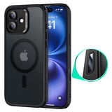 Husa pentru iPhone 16, ESR Classic Hybrid HaloLock, negru frost