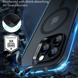 Husa pentru iPhone 16 Pro, ESR Classic Hybrid HaloLock, negru frost