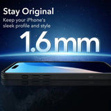 Husa pentru iPhone 16 Pro, ESR Classic Hybrid HaloLock, negru frost