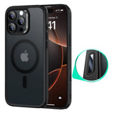 Husa pentru iPhone 16 Pro, ESR Classic Hybrid HaloLock, negru frost
