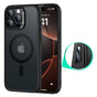 Husa pentru iPhone 16 Pro, ESR Classic Hybrid HaloLock, negru frost