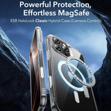Husa pentru iPhone 16 Pro Max, ESR Classic Hybrid HaloLock, transparenta