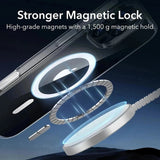 Husa pentru iPhone 16 Pro Max, ESR Classic Hybrid HaloLock, negru frost