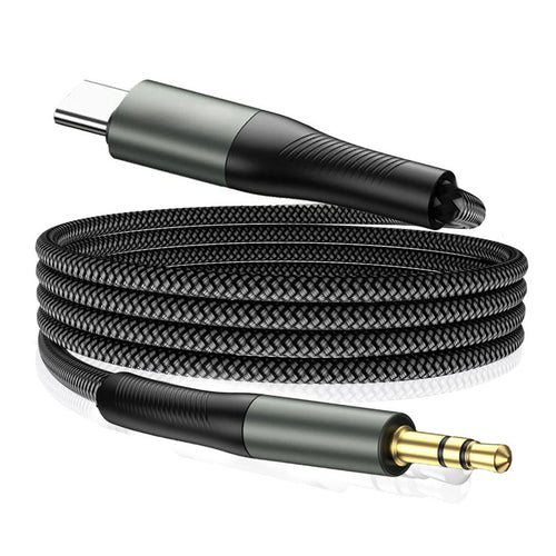 Adaptor, Techsuit Premium Cable Nexasound Ac16 Type-C to 3 5mm Jack DAC Chip Nylon Braided Aluminum Alloy 1m Koff