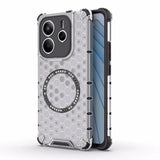 Husa pentru Xiaomi Redmi Note 14 5G, Techsuit HoneyComb Shield MagSafe, alb