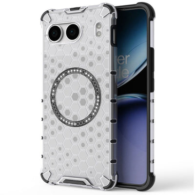 Husa pentru OnePlus Nord 4, Techsuit HoneyComb Shield MagSafe, alb