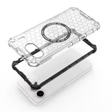 Husa pentru OnePlus Nord 4, Techsuit HoneyComb Shield MagSafe, alb