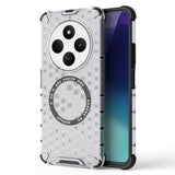 Husa pentru Xiaomi Redmi 14C, Techsuit HoneyComb Shield MagSafe, alb