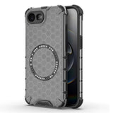Husa pentru iPhone 16e, Techsuit HoneyComb Shield MagSafe, alb