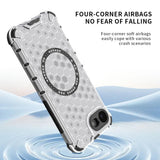 Husa pentru iPhone 16e, Techsuit HoneyComb Shield MagSafe, alb