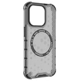 Husa pentru iPhone 15 Pro, Techsuit HoneyComb Shield MagSafe, alb