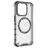 Husa pentru iPhone 15 Pro Max, Techsuit HoneyComb Shield MagSafe, alb