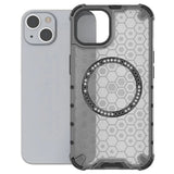 Husa pentru iPhone 14, Techsuit HoneyComb Shield MagSafe, alb