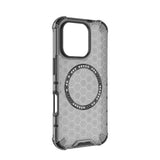 Husa pentru iPhone 16 Pro Max, Techsuit HoneyComb Shield MagSafe, alb
