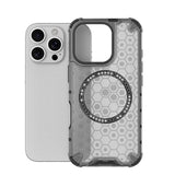 Husa pentru iPhone 16 Pro Max, Techsuit HoneyComb Shield MagSafe, alb
