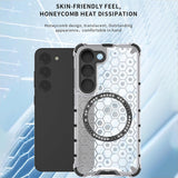Husa pentru Xiaomi Redmi A3, Techsuit HoneyComb Shield MagSafe, alb