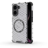 Husa pentru Xiaomi Redmi A5 4G (Regional), Techsuit HoneyComb Shield MagSafe, alb