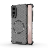 Husa pentru Samsung Galaxy S25 Edge, Techsuit HoneyComb Shield MagSafe, alb