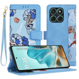 Husa pentru Motorola Edge 60 Fusion, Techsuit FlipCraft, bleu